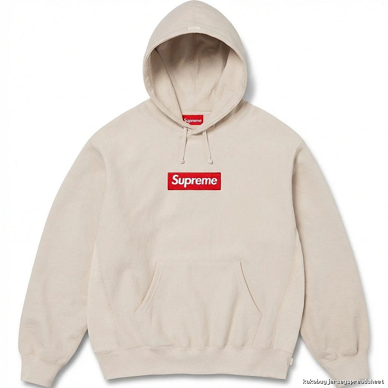 Supreme basic casual style beige hoodie
