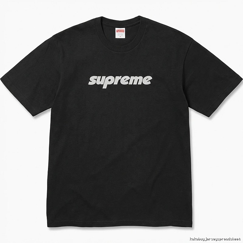 Supreme basic simple black T-shirt