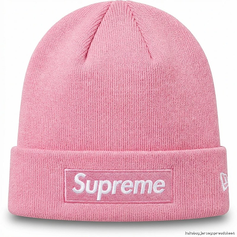 Supreme basic style pink cold hat