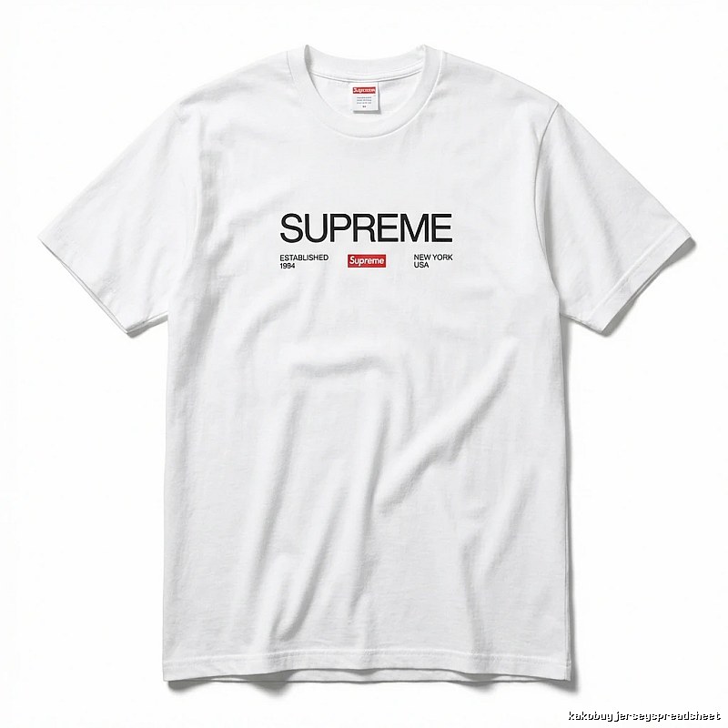 Supreme basic white T-shirt