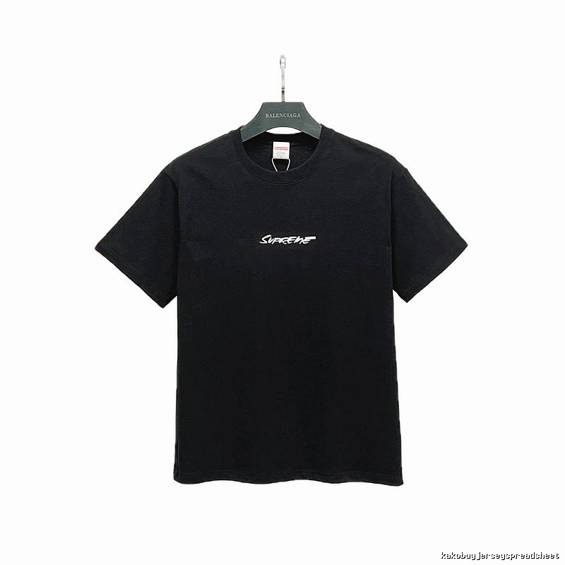 Supreme Printed Street-style Black T-Shirt