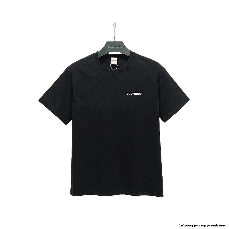 Supreme Small Logo Series Street Style Black T-Shirt