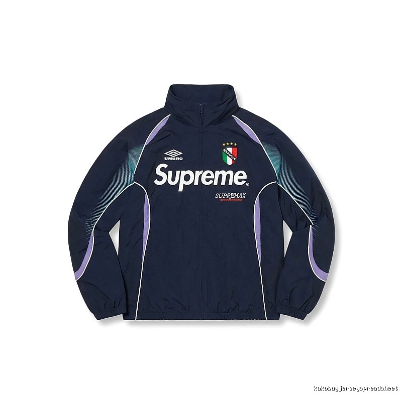 Supreme sporty dark blue jacket