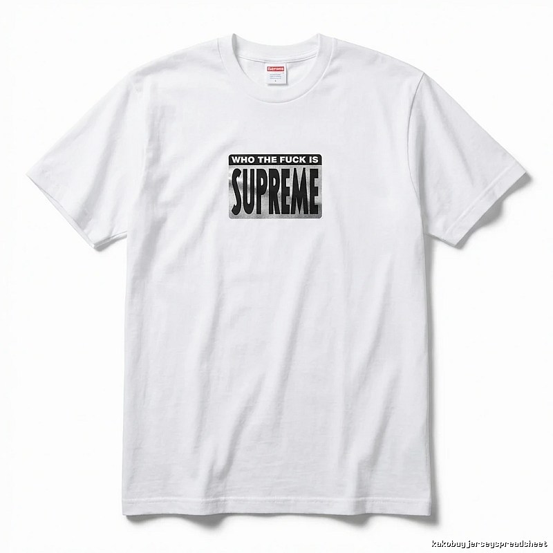 Supreme trendy and cool style white T-shirt