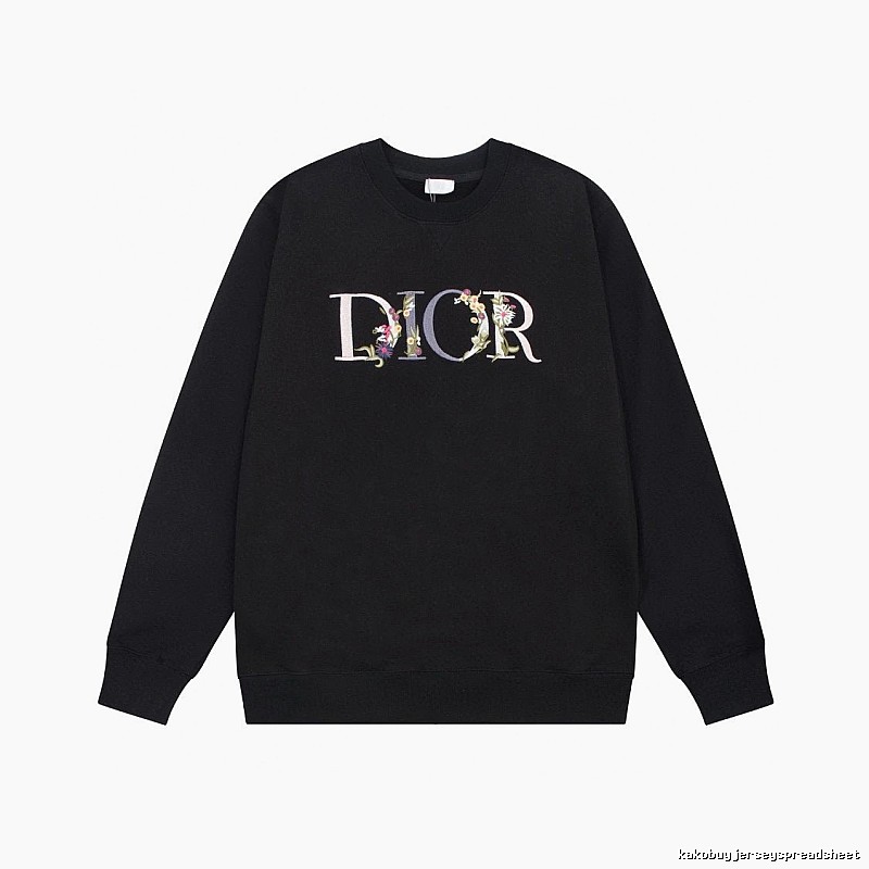 Sweatshirt by Dior with Black Sweatshirt with Dior Floral
