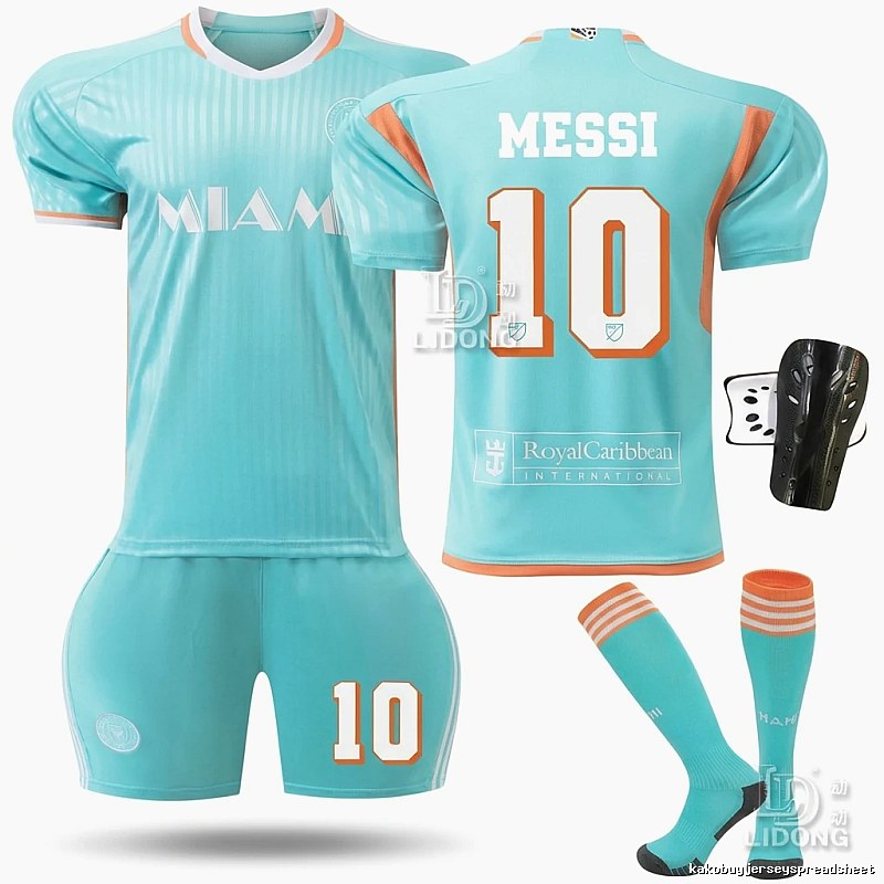 The blue jersey of Lionel Messi's version in Inter Miami