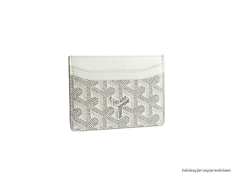 The classic white card case of GOYARD