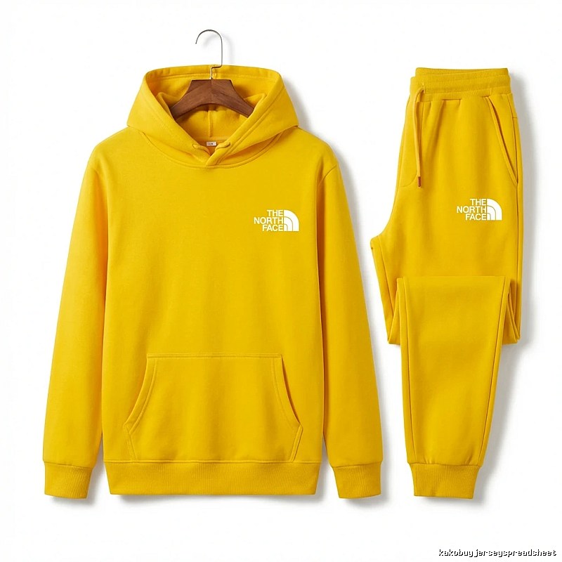 The North Face Plain Style Bright Yellow Set
