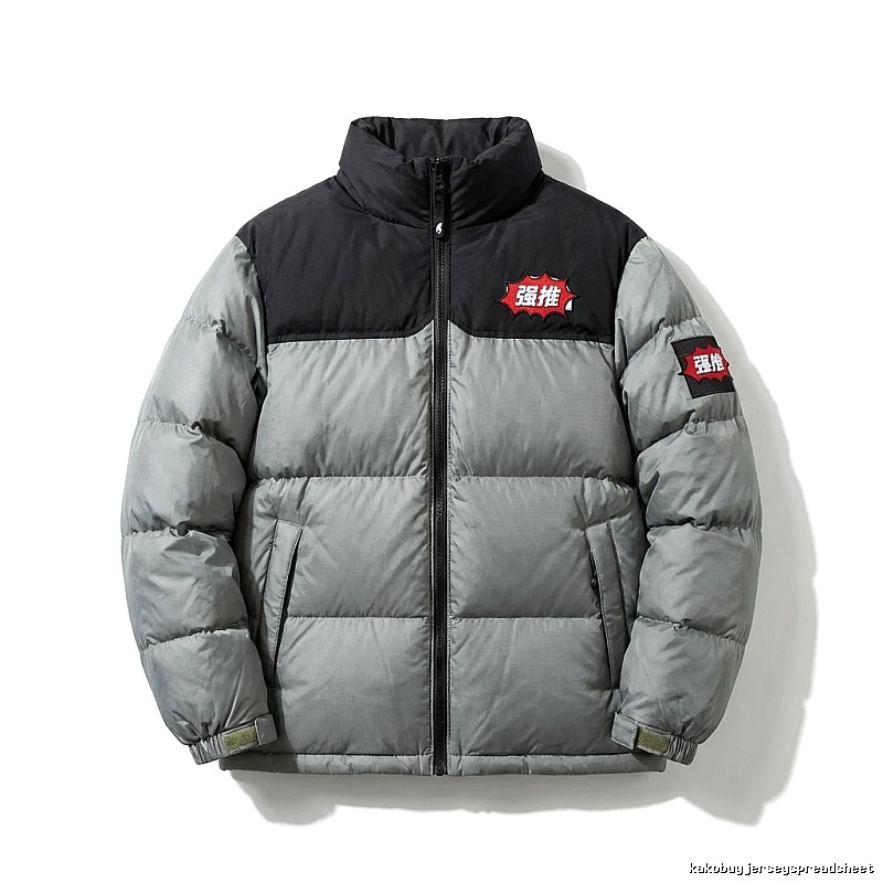 The North Face's strongly recommended Wind Grey Black down jacket