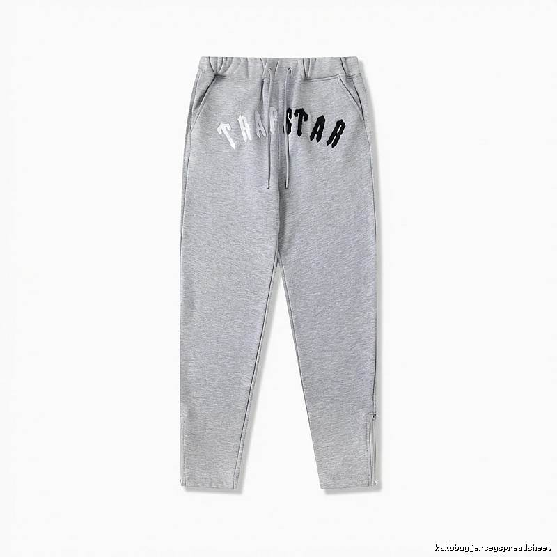 Trapstar Letter Style Grey Sweatpants