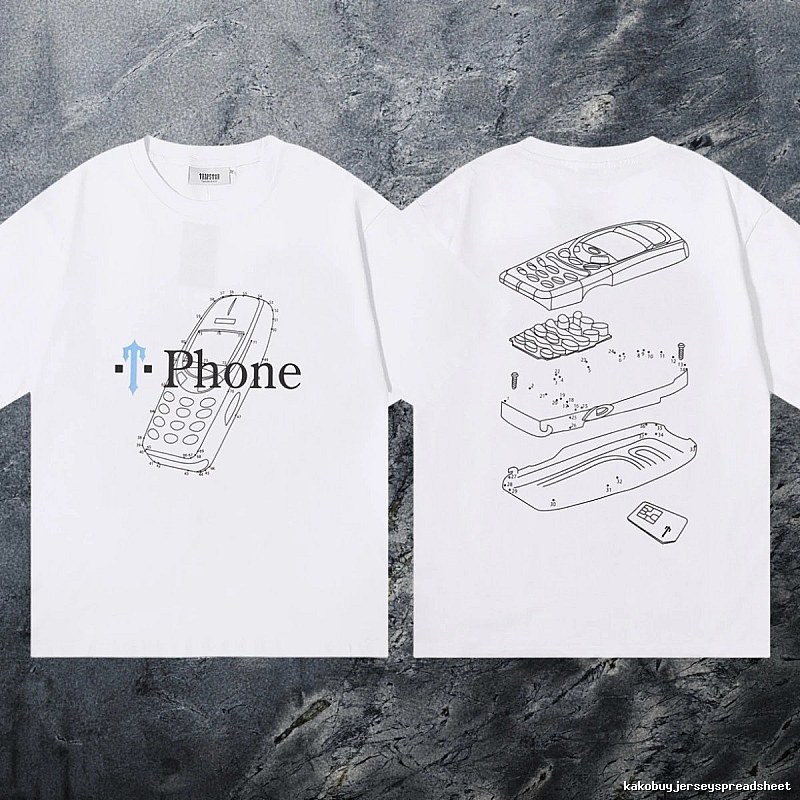 Trapstar Resort Keys graphic T-shirt Black White Key for Travel Looks
