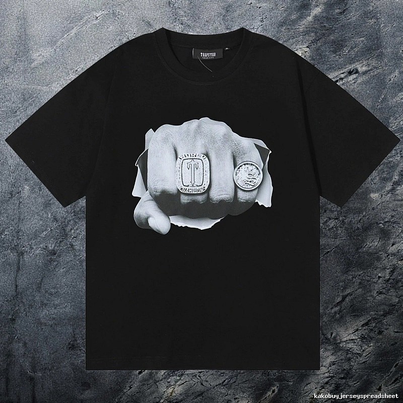 Trapstar Summer Keys graphic T-shirt Black White Key with Bold Graphic