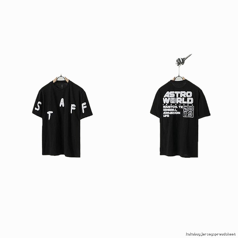 Travis Scott Astroworld Street Style Black T-Shirt