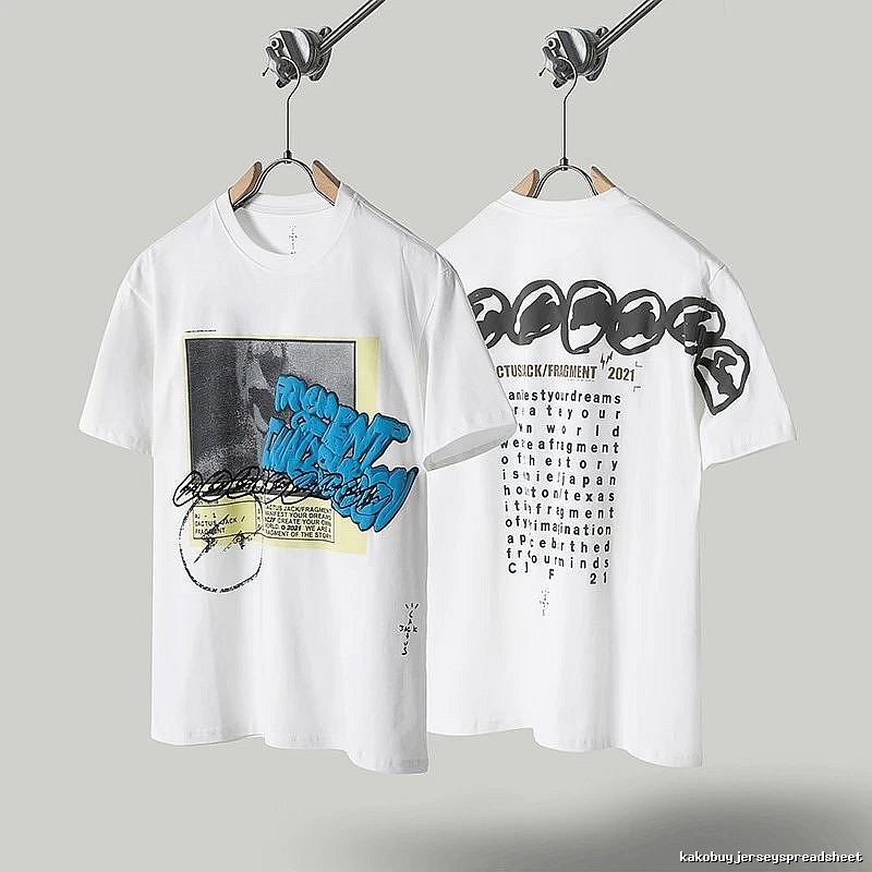Travis Scott Graffiti Street Style White T-Shirt