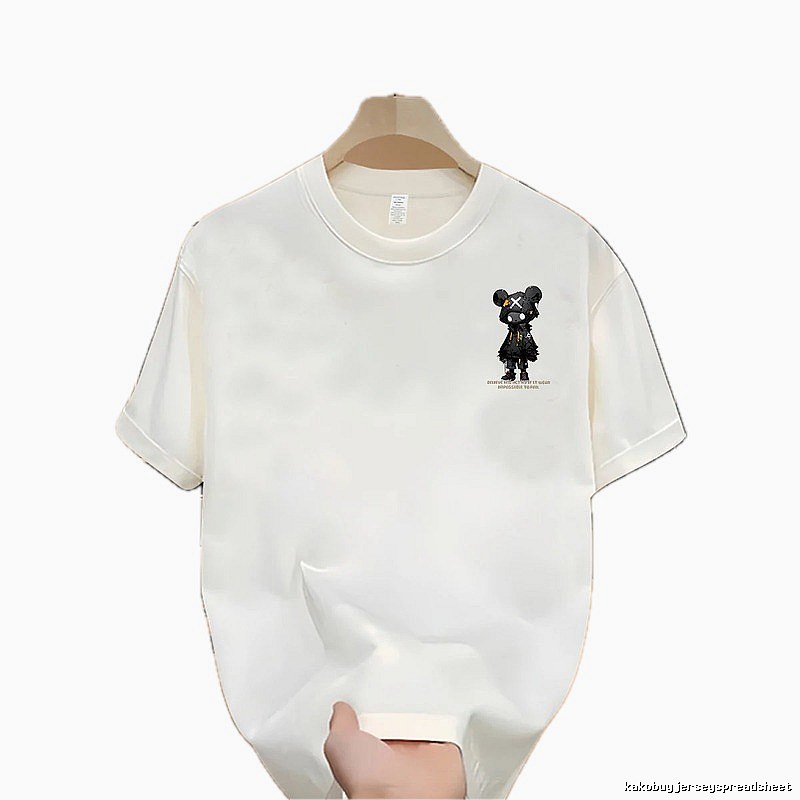 Trendy Brand Gloomy Bear Street Style White Short-sleeve T-shirt