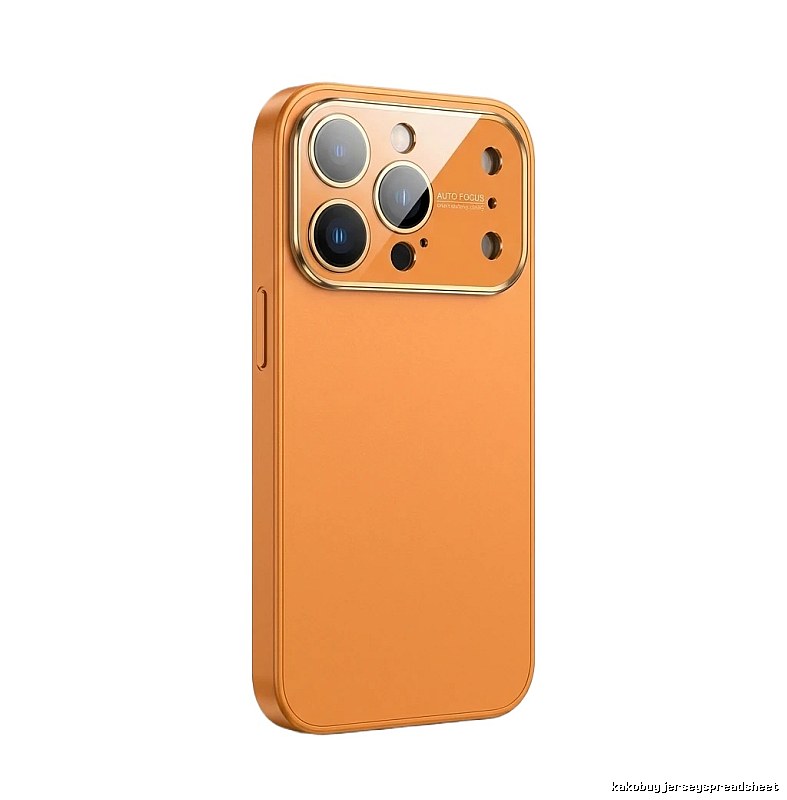 Trendy brand iPhone solid yellow phone case