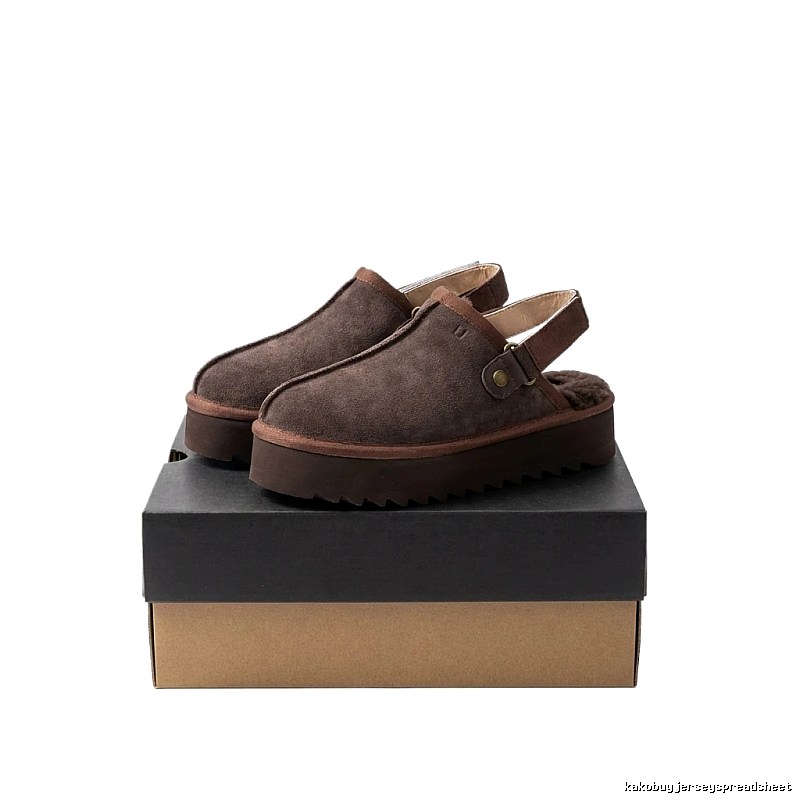 UGG Thick-Soled Retro-Style Brown Shoes