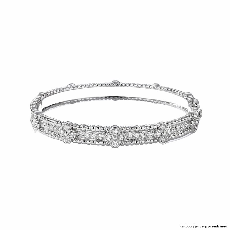 Van Cleef & Arpels Four-leaf Clover Silver Bracelet