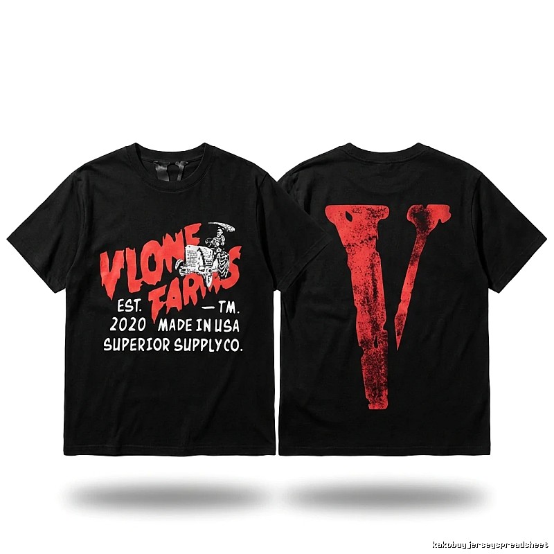 Vlone retro-style black T-shirt