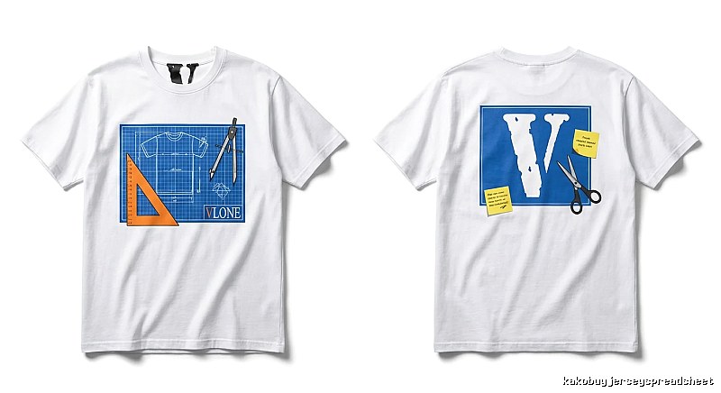 Vlone trendy white T-shirt