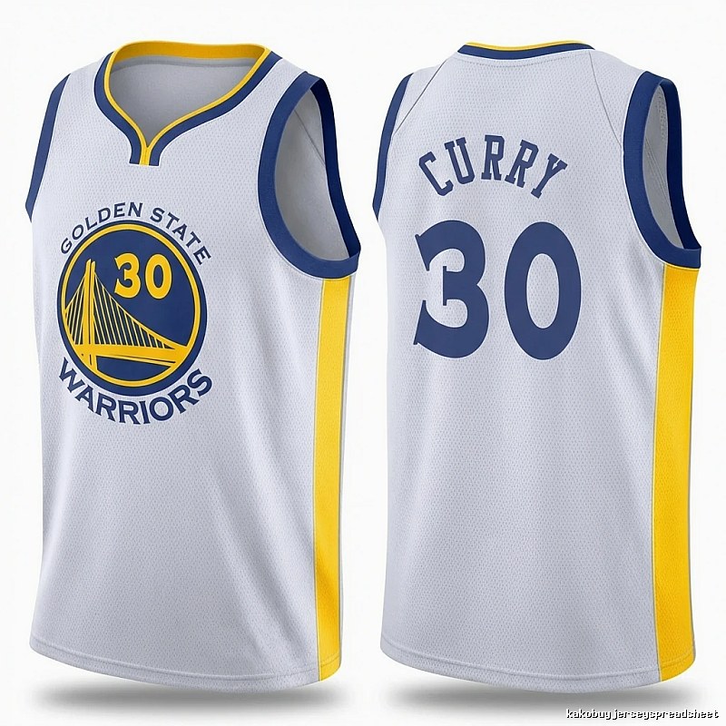 Warriors Curry No. 30 basketball jersey