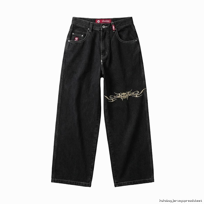 Y2K style black jeans