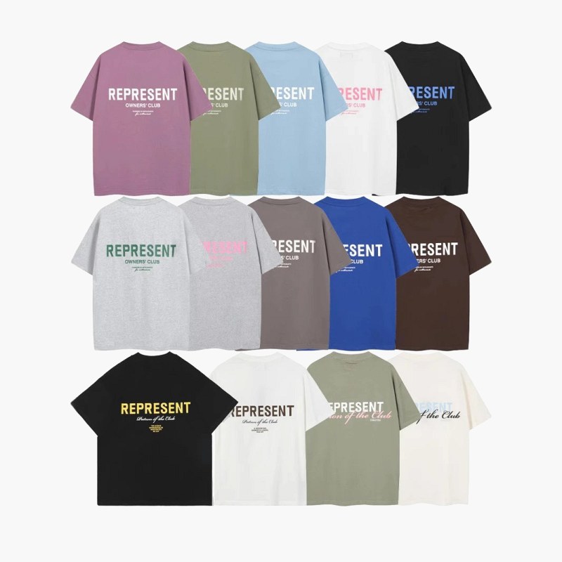 Represent Angel Graphic Tee Review: One Size L, Two Testers 12 cm Apart in Chest — Where the Loose Cut Actually Hangs